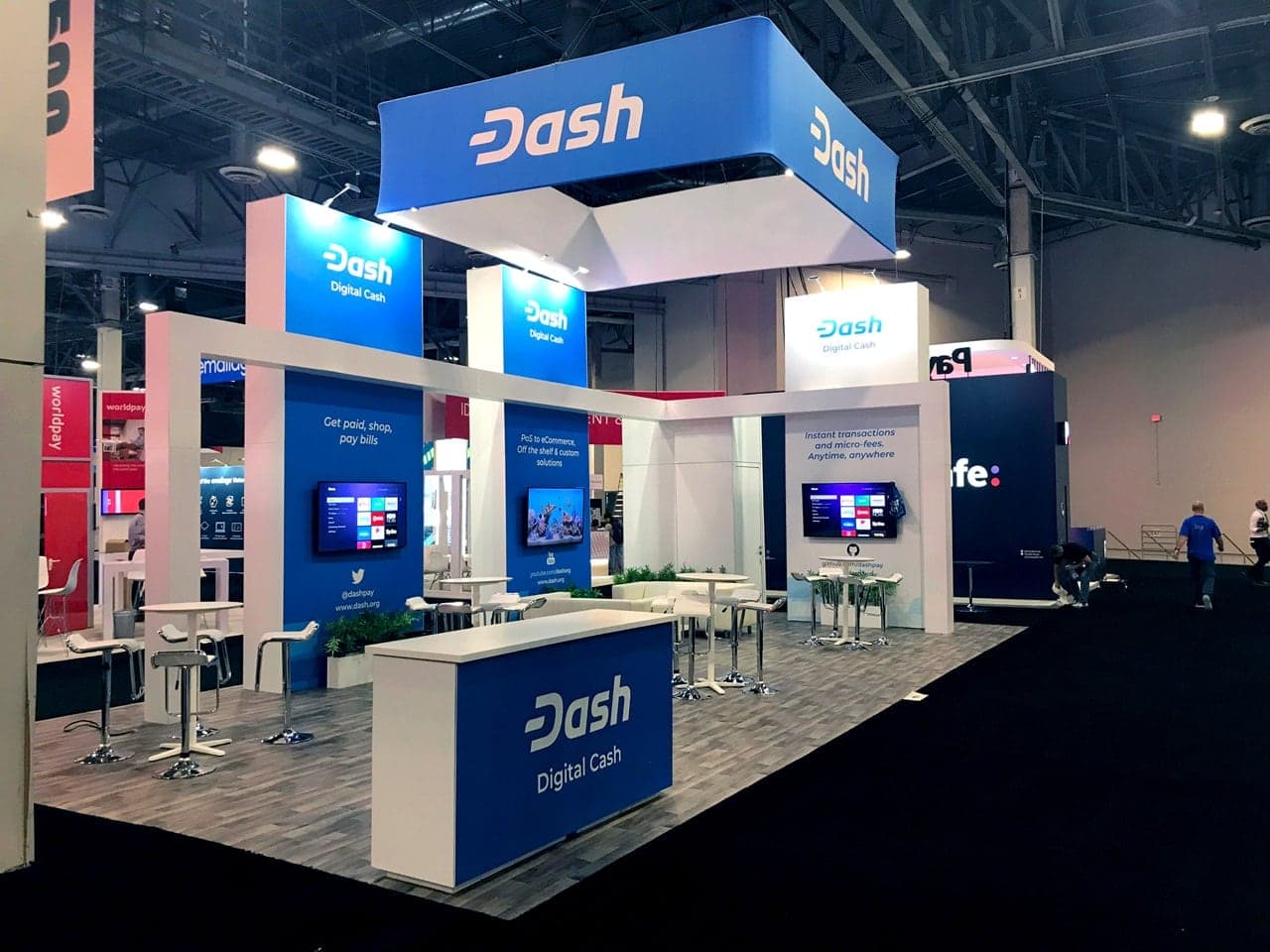 PACK EXPO 10x10 trade show exhibit rental in Las Vegas (view 9)