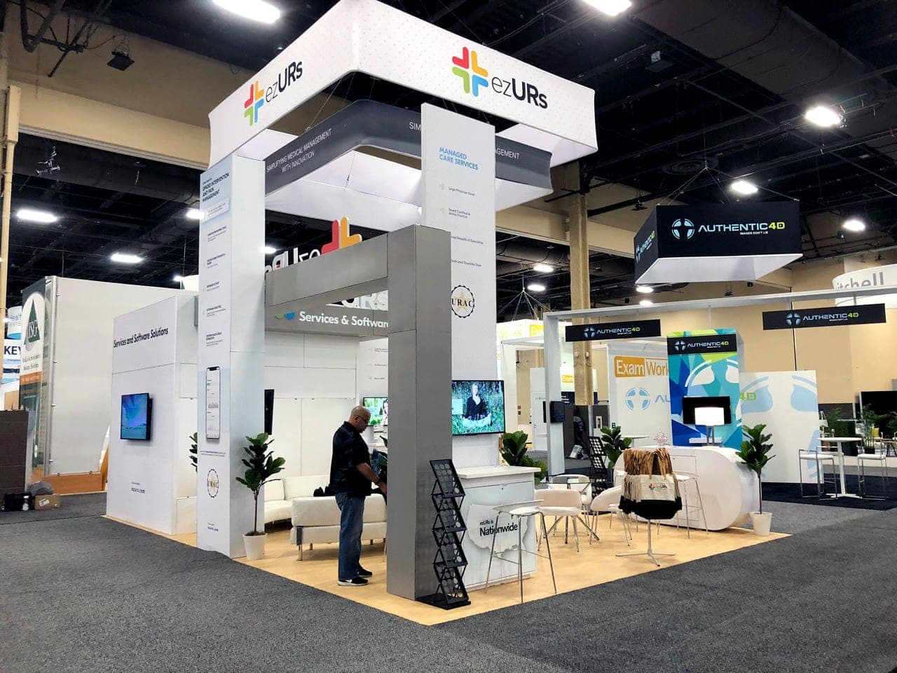 PACK EXPO 10x10 trade show exhibit rental in Las Vegas (view 11)