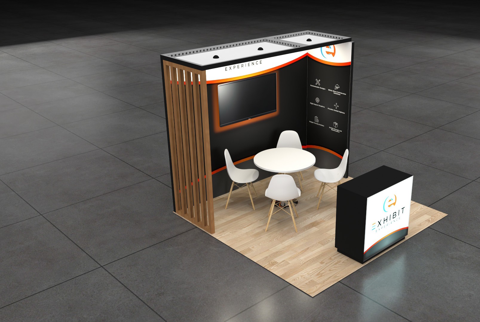 PACK EXPO 10x10 trade show exhibit rental in Las Vegas