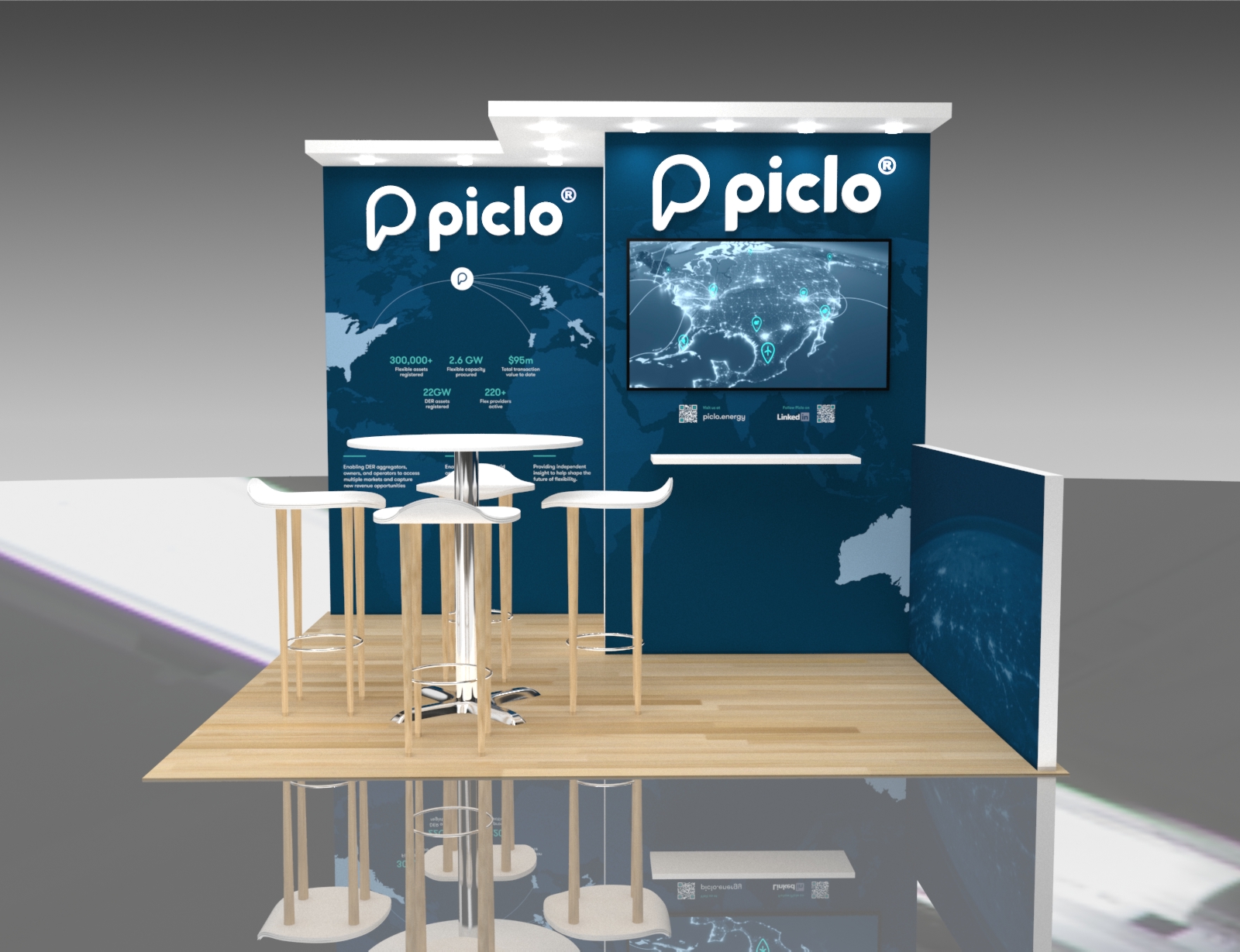 KBIS 10x10 trade show exhibit rental in Las Vegas
