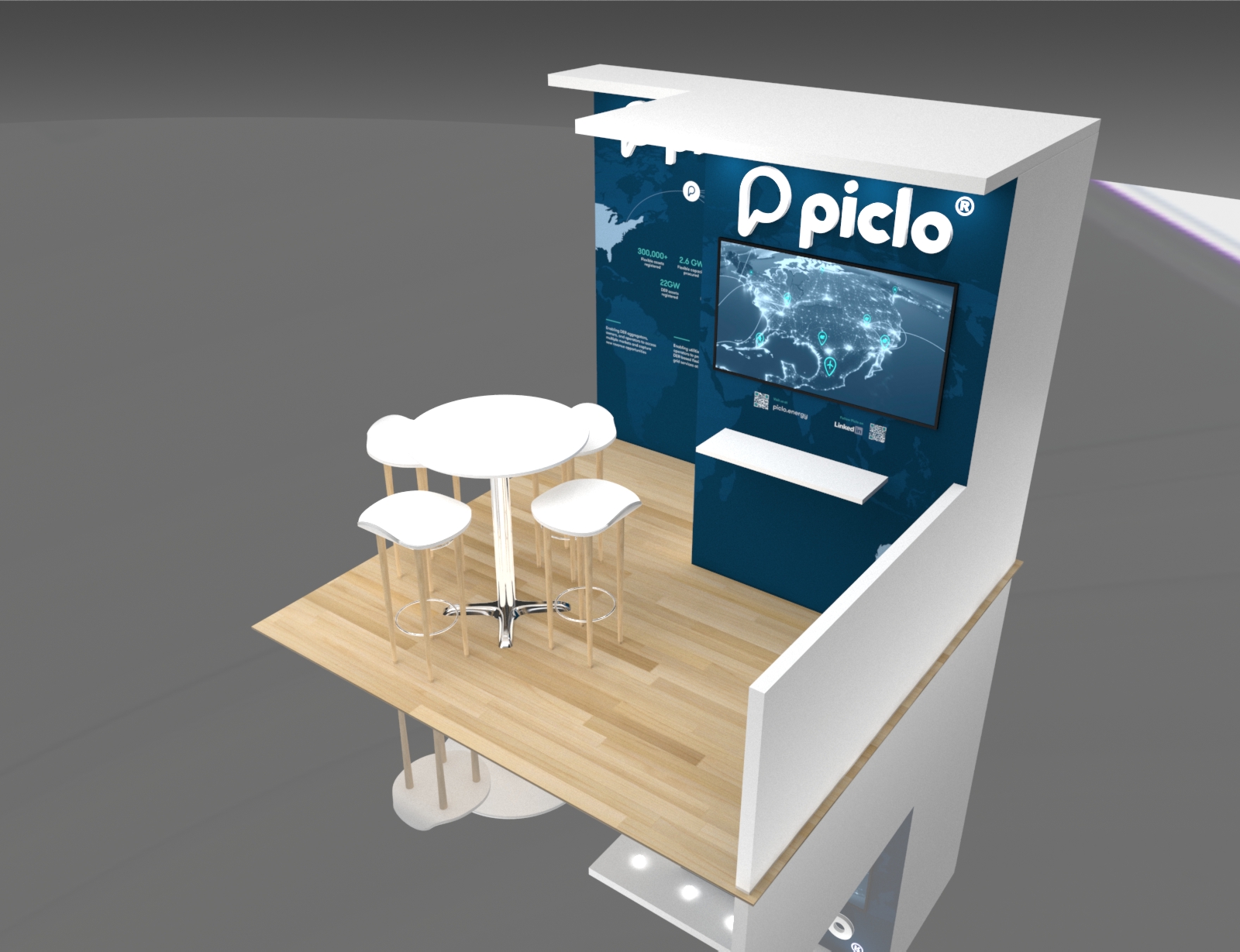 KBIS 10x10 trade show exhibit rental in Las Vegas (view 2)