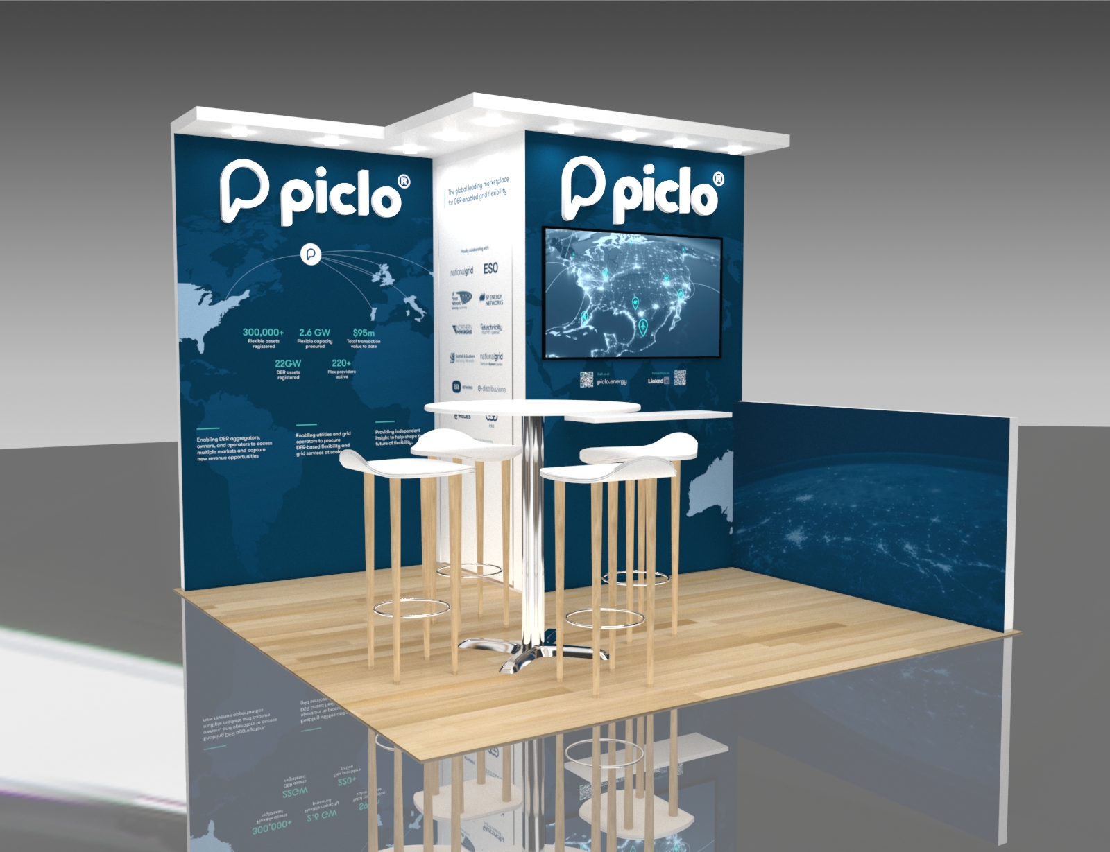 KBIS 10x10 trade show exhibit rental in Las Vegas (view 3)