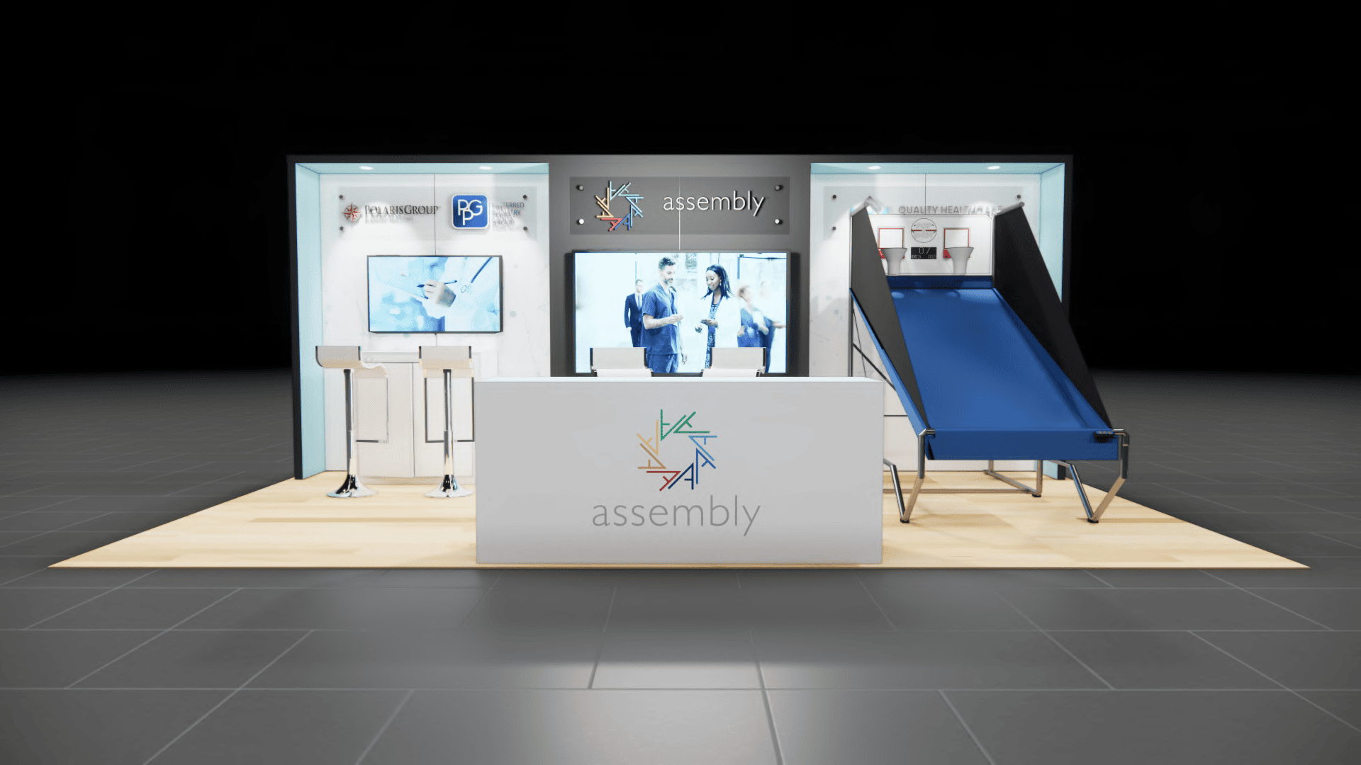 NBAA-BACE 10x20 trade show exhibit rental in Las Vegas