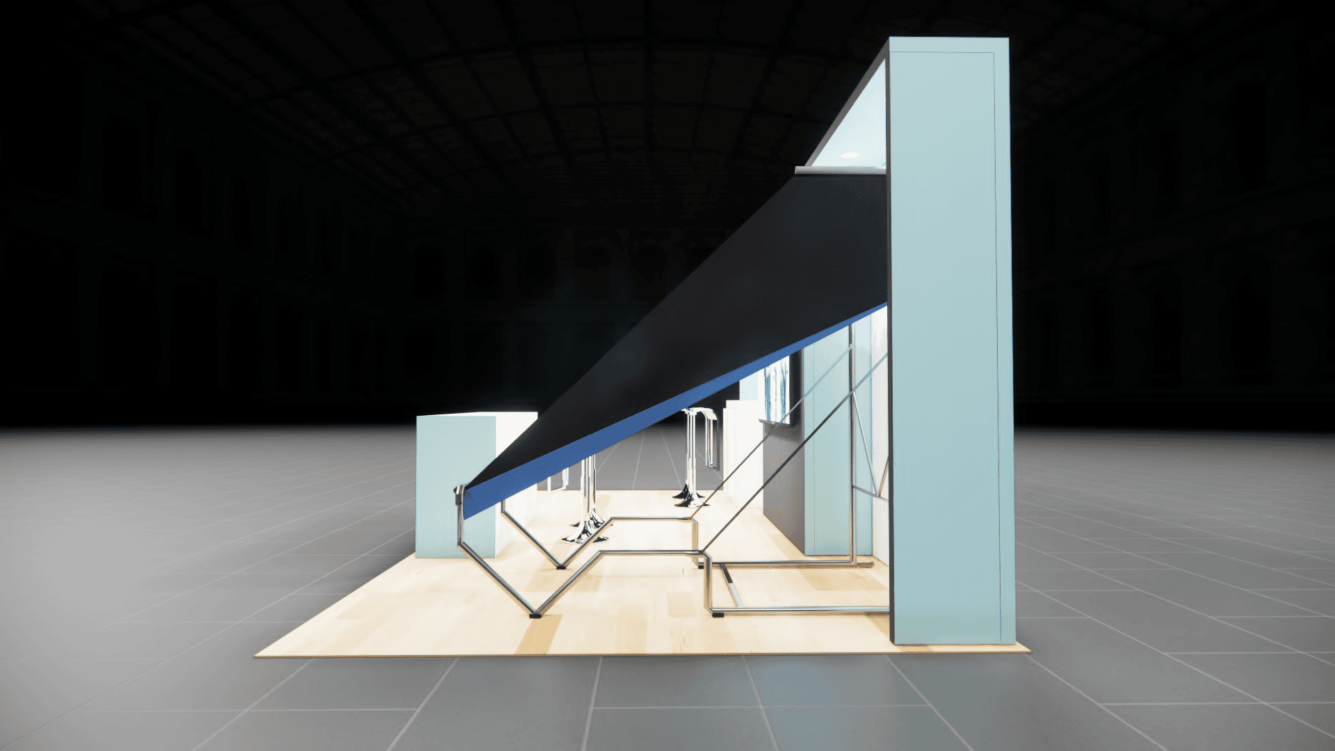 NBAA-BACE 10x20 trade show exhibit rental in Las Vegas (view 6)