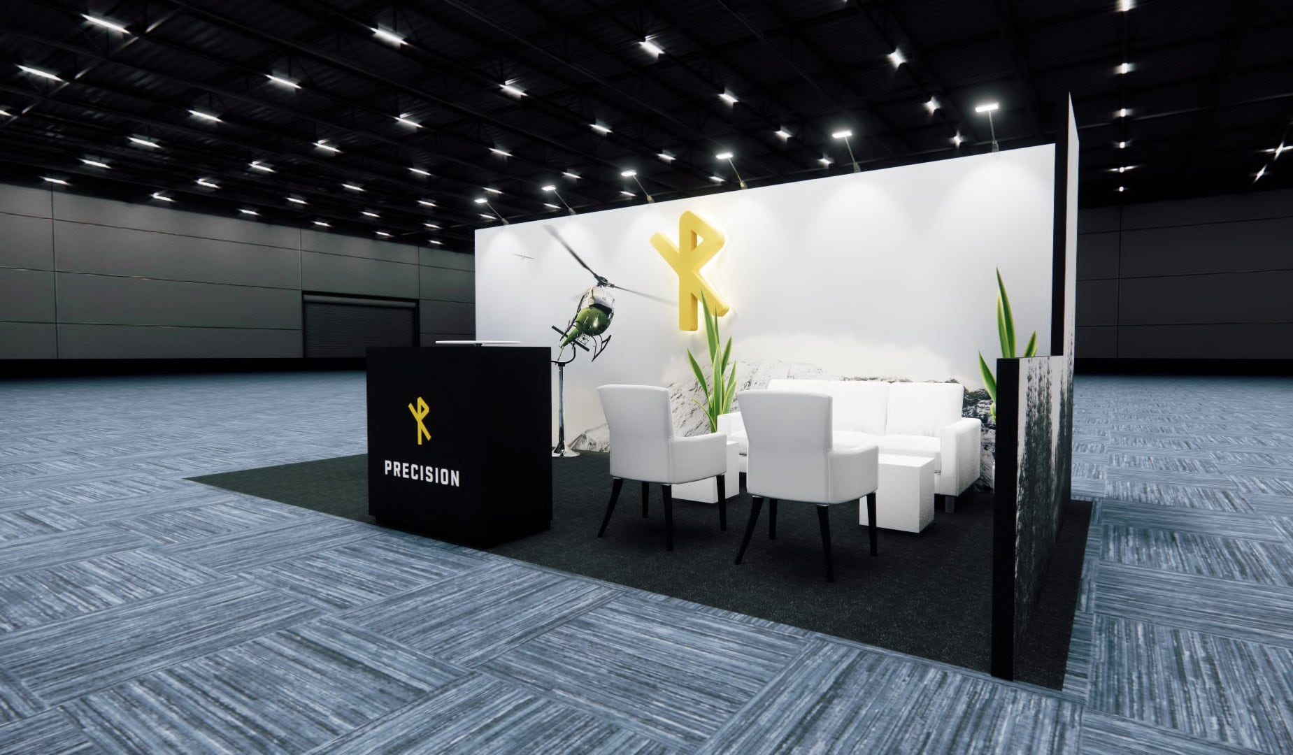 ASD Market Week 10x20 trade show exhibit rental in Las Vegas (view 2)