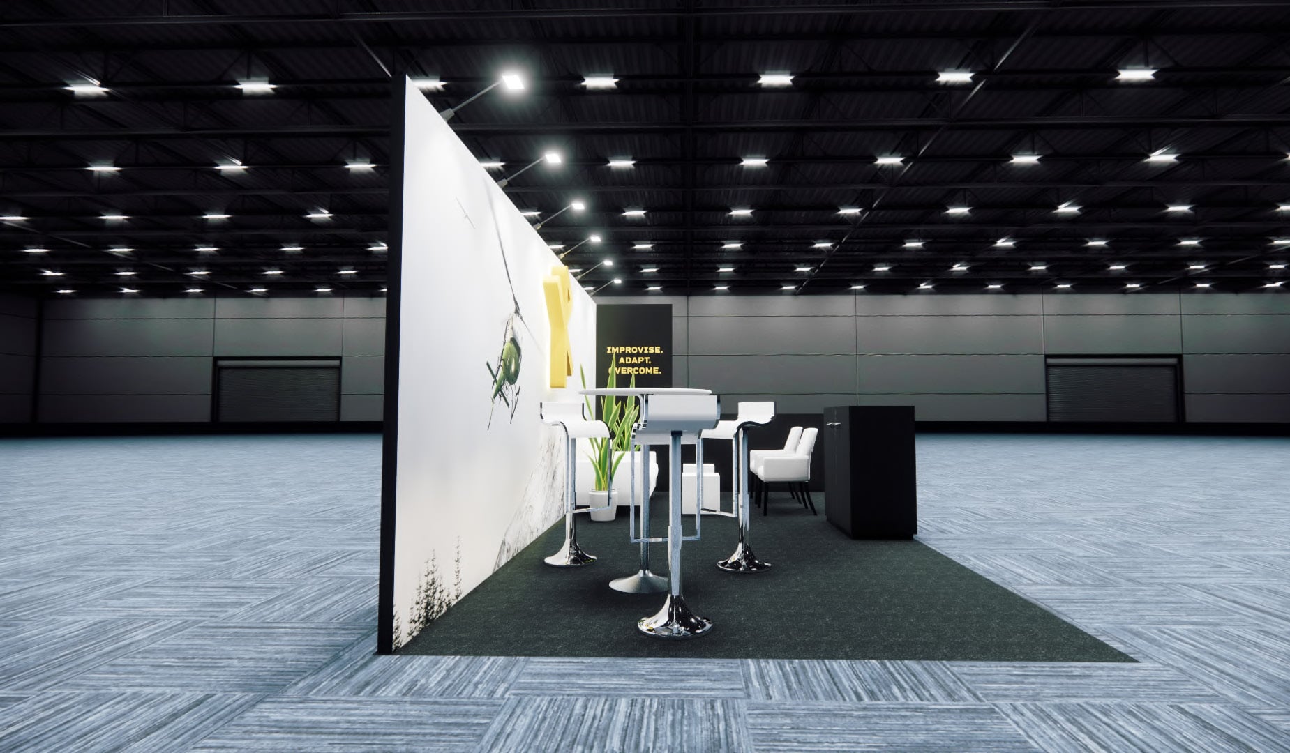 ASD Market Week 10x20 trade show exhibit rental in Las Vegas (view 4)