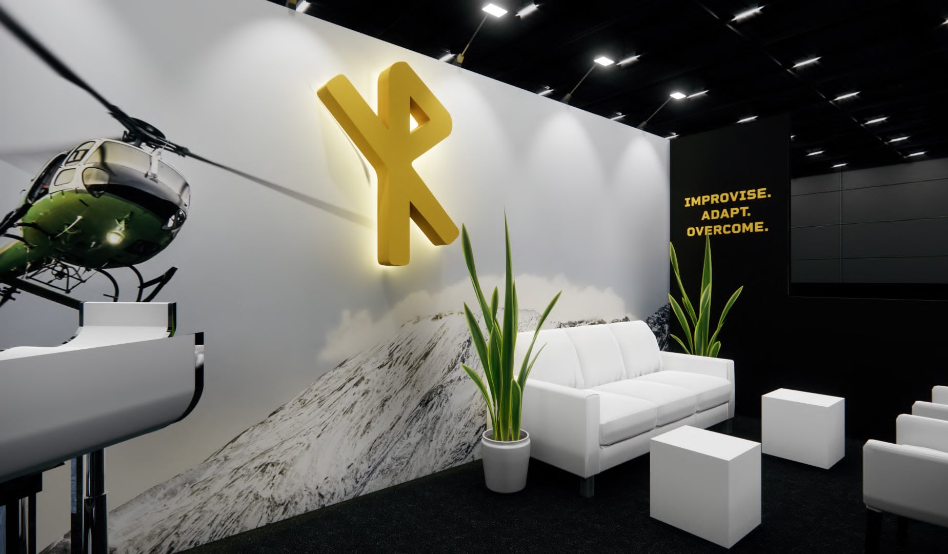 ASD Market Week 10x20 trade show exhibit rental in Las Vegas (view 5)