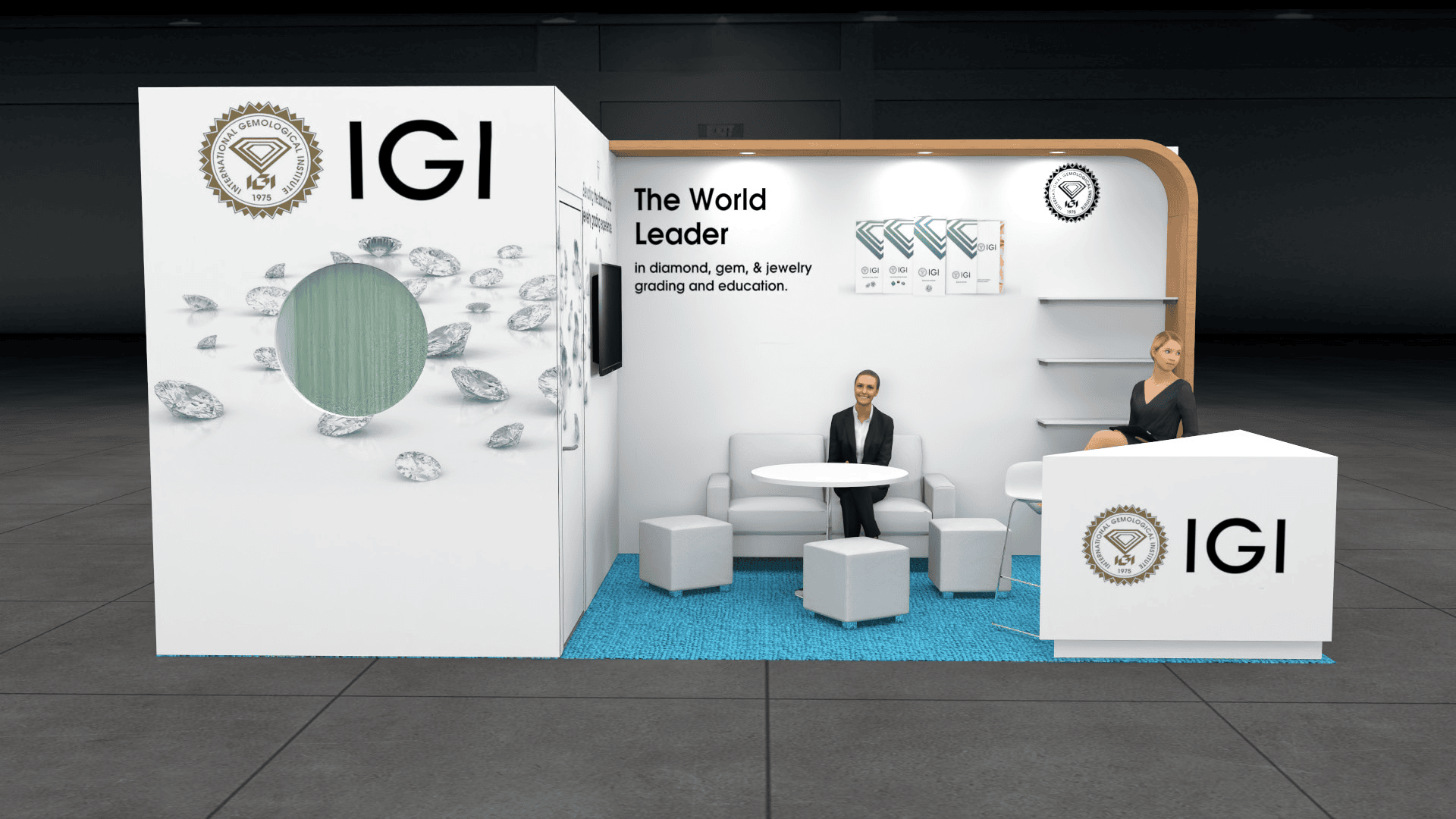 JCK 10x20 trade show exhibit rental in Las Vegas