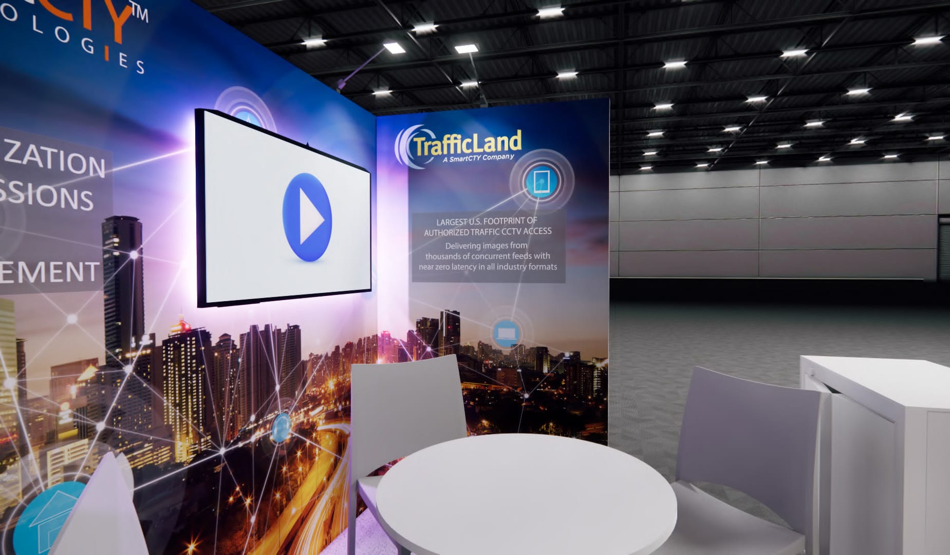 HD Expo 10x10 trade show exhibit rental in Las Vegas (view 3)