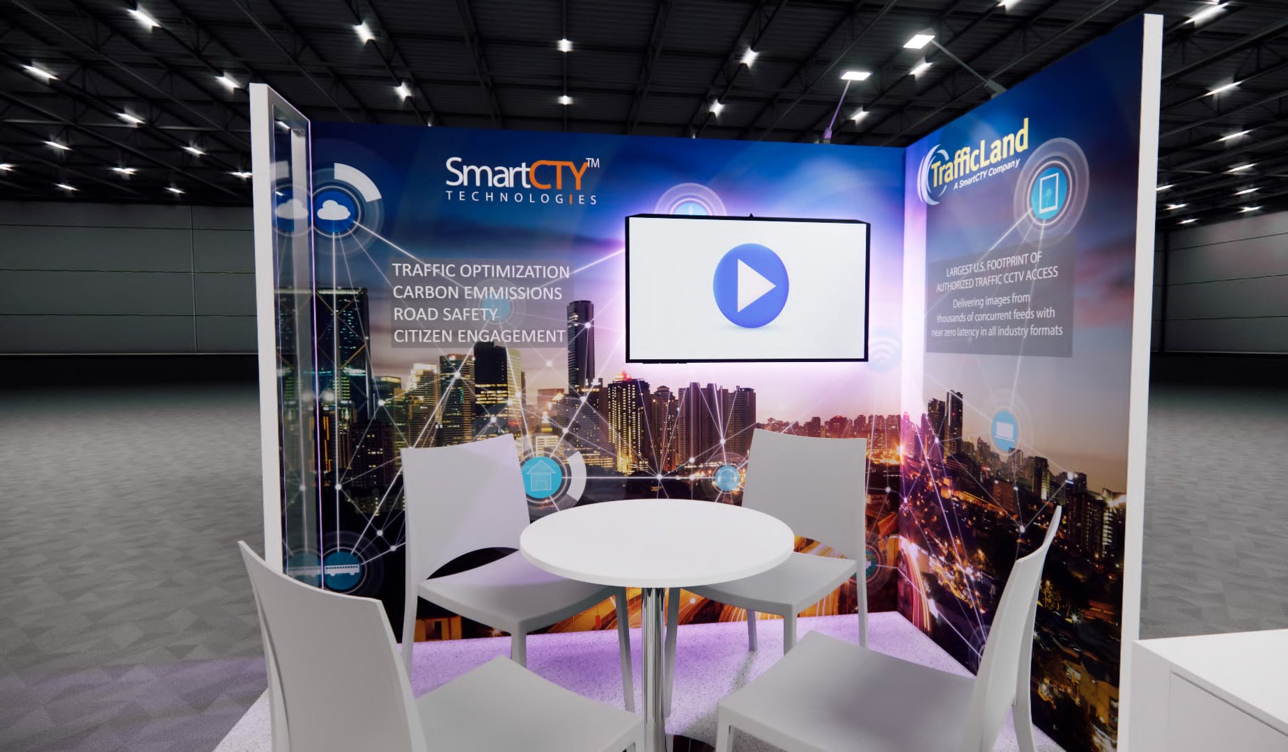 HD Expo 10x10 trade show exhibit rental in Las Vegas (view 4)