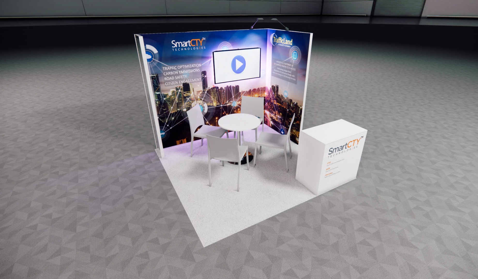 HD Expo 10x10 trade show exhibit rental in Las Vegas (view 5)