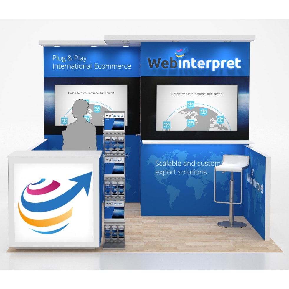 MAGIC 10x10 trade show exhibit rental in Las Vegas (view 2)