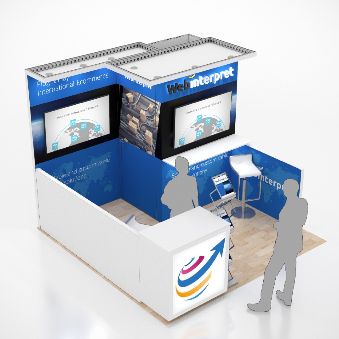 MAGIC 10x10 trade show exhibit rental in Las Vegas (view 4)