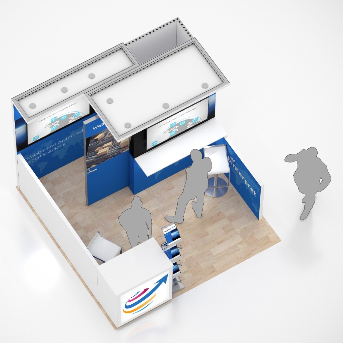 MAGIC 10x10 trade show exhibit rental in Las Vegas (view 5)