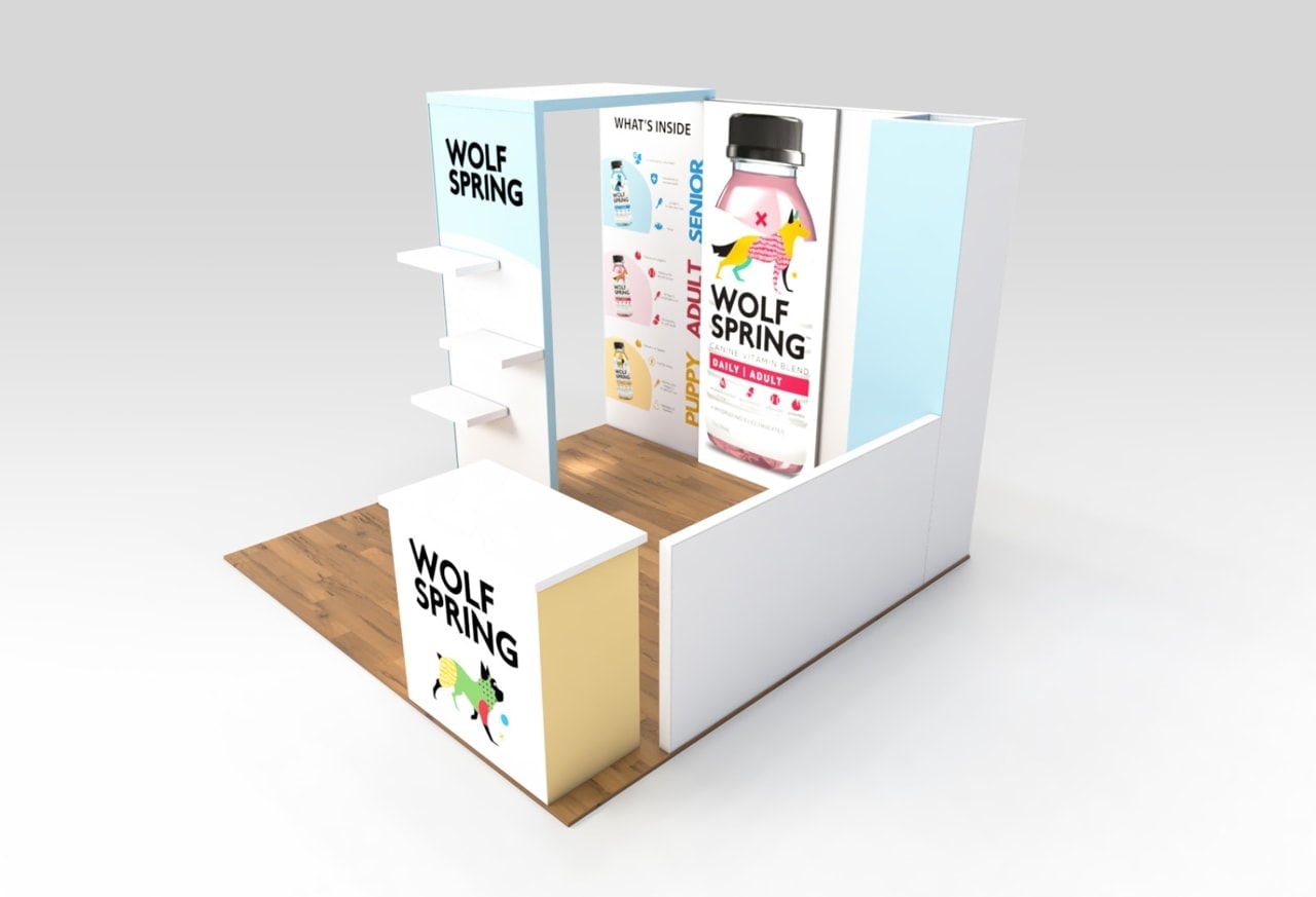 Las Vegas Market 10x10 trade show exhibit rental in Las Vegas (view 2)