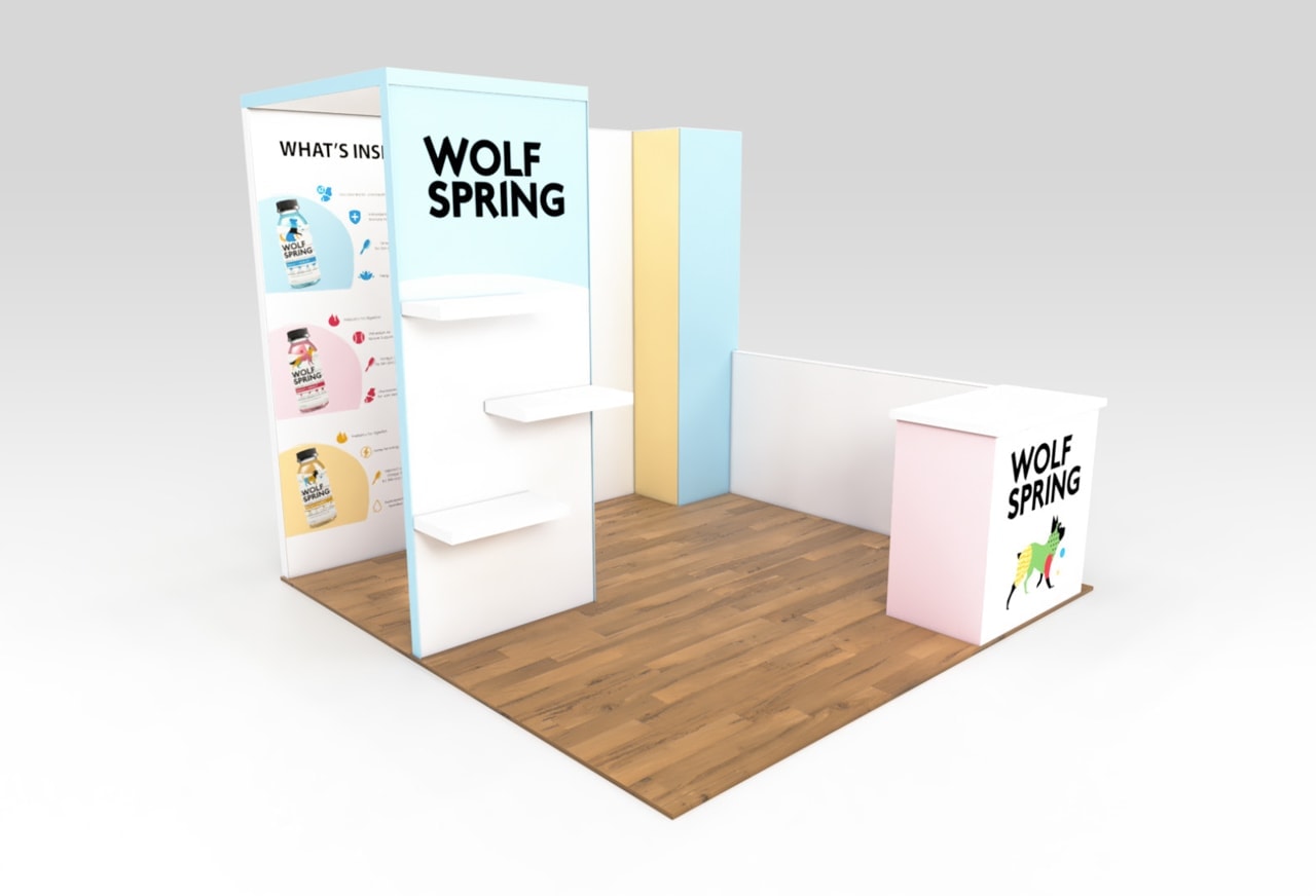 Las Vegas Market 10x10 trade show exhibit rental in Las Vegas (view 3)