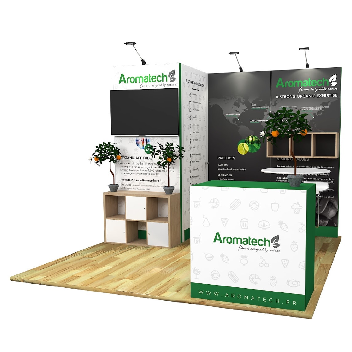 Light + Building 10x10 trade show exhibit rental in Las Vegas