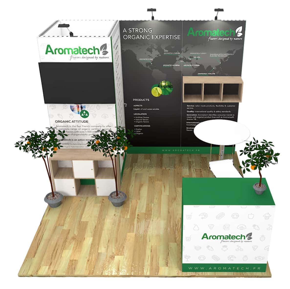 Light + Building 10x10 trade show exhibit rental in Las Vegas (view 4)
