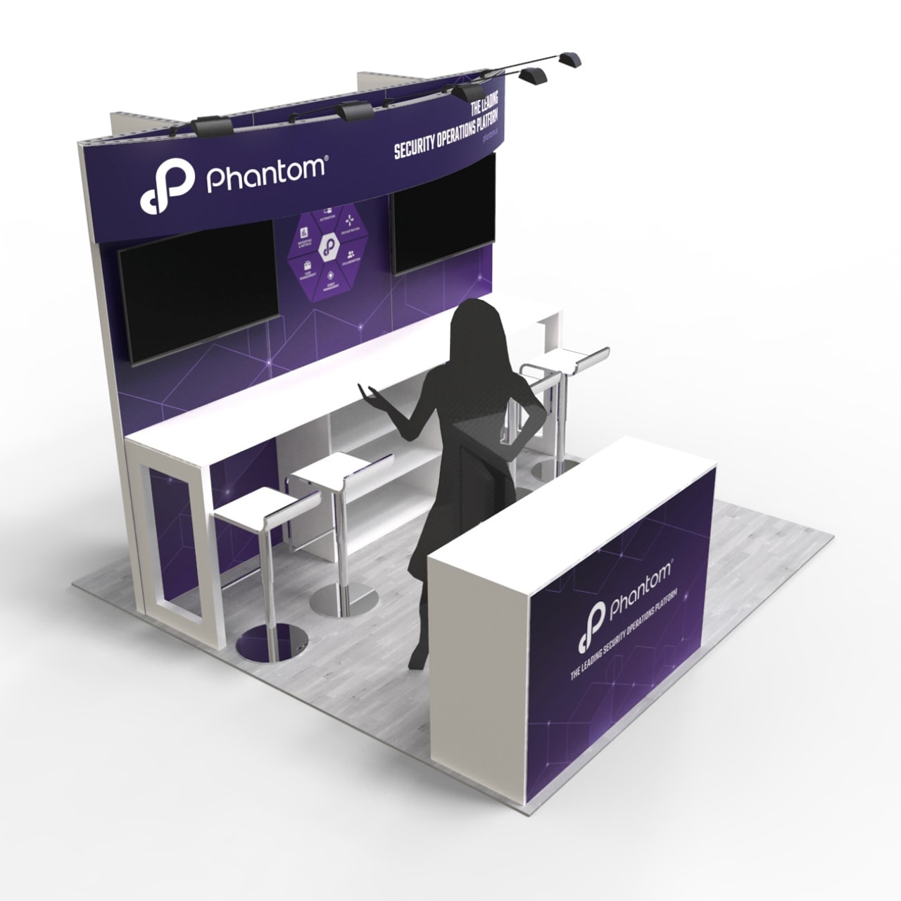 SuperZoo 10x10 trade show exhibit rental in Las Vegas (view 2)