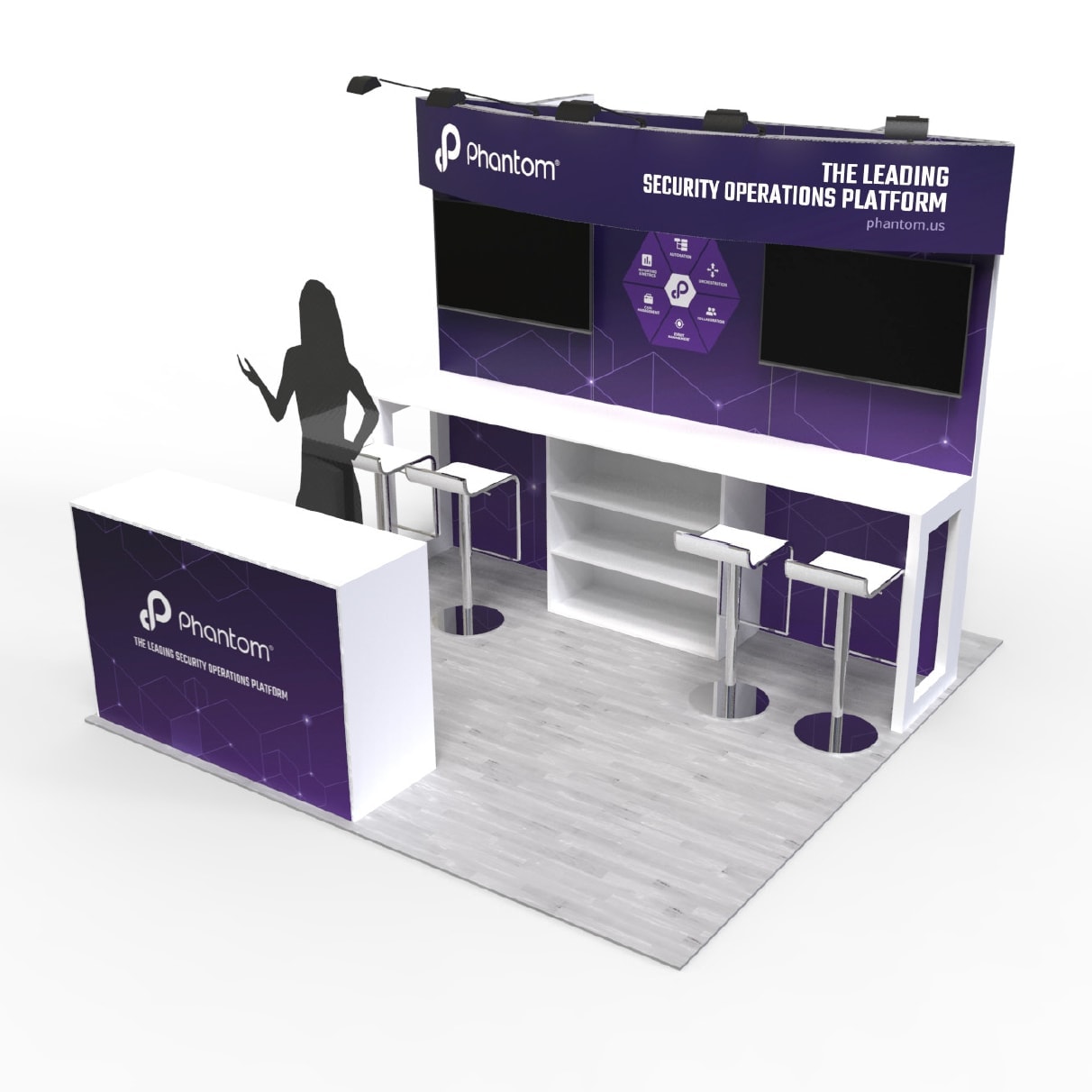 SuperZoo 10x10 trade show exhibit rental in Las Vegas (view 3)