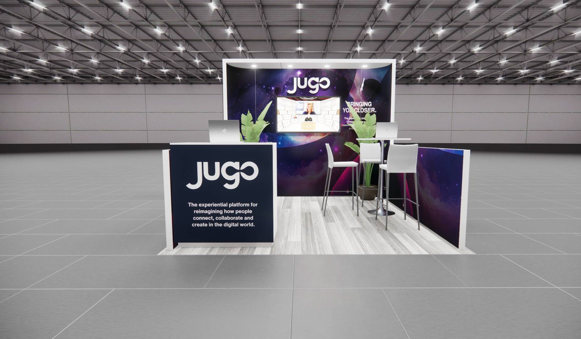 CosmoProf 10x10 trade show exhibit rental in Las Vegas
