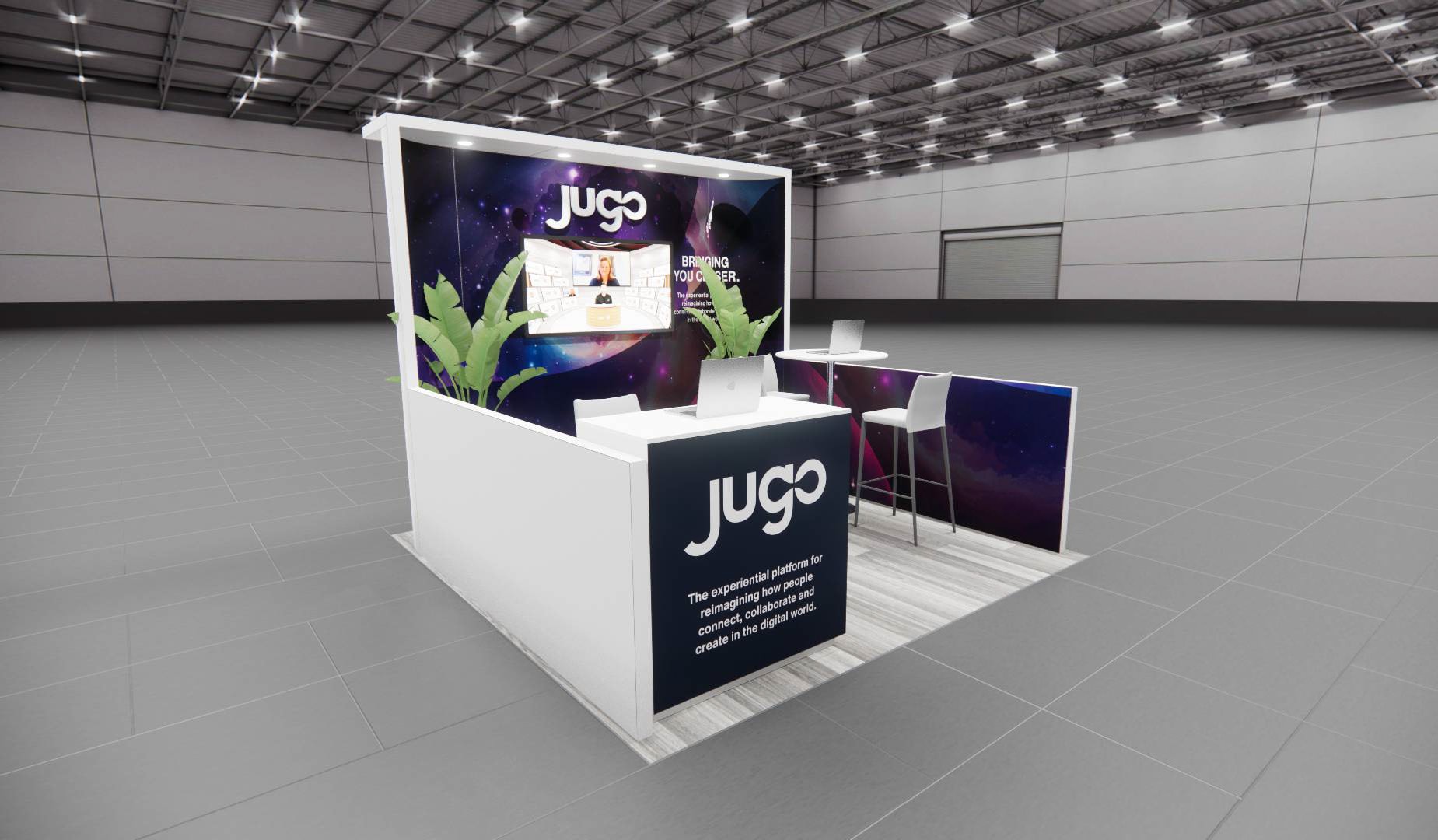 CosmoProf 10x10 trade show exhibit rental in Las Vegas (view 4)