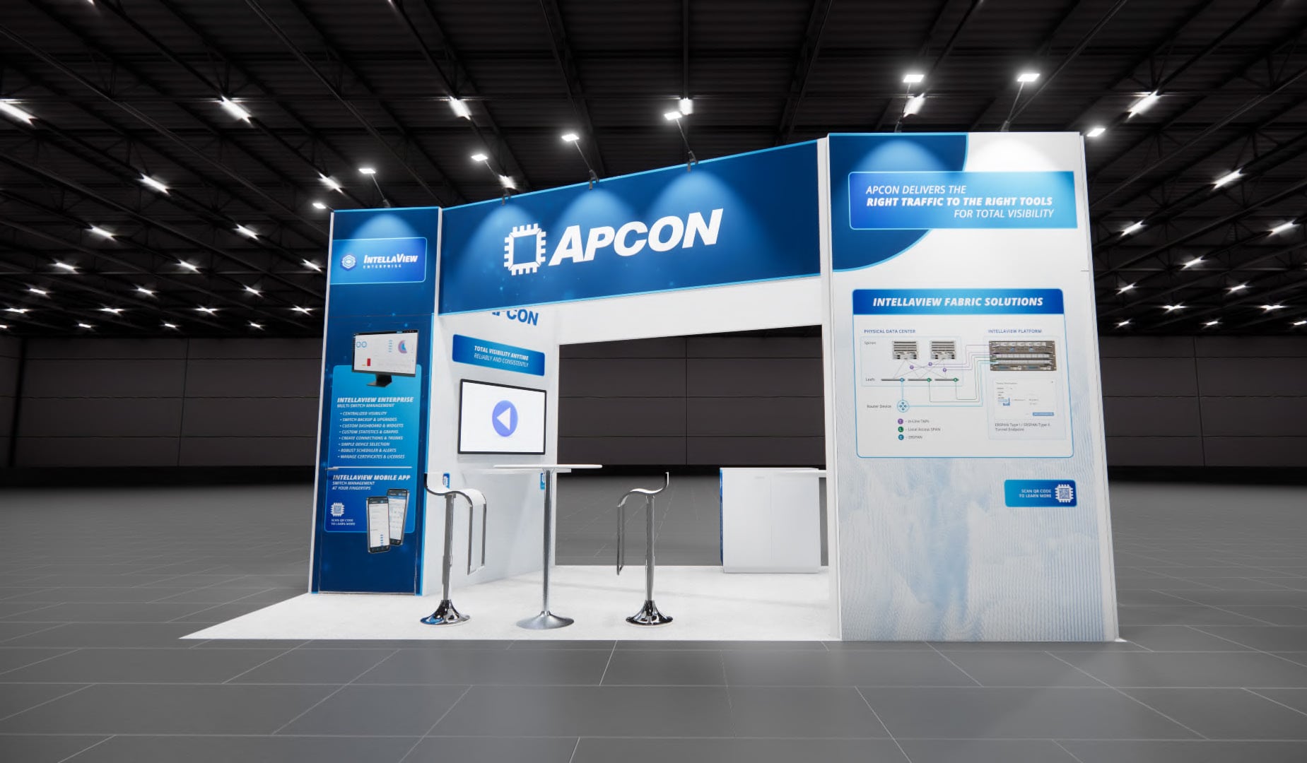 PRINTING United 10x20 trade show exhibit rental in Las Vegas (view 5)