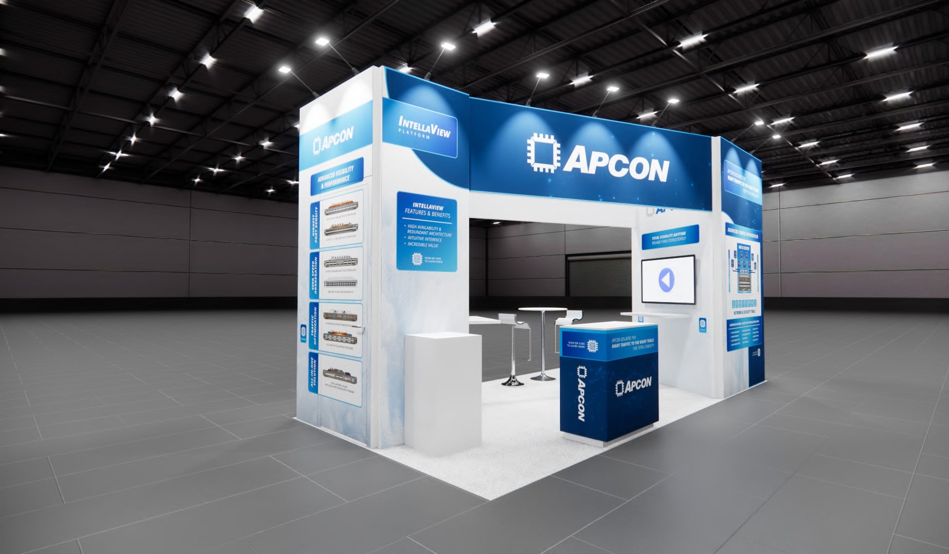 PRINTING United 10x20 trade show exhibit rental in Las Vegas (view 8)