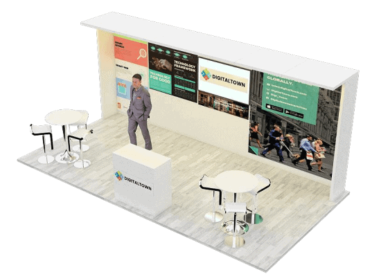 WPPI 10x20 trade show exhibit rental in Las Vegas (view 2)