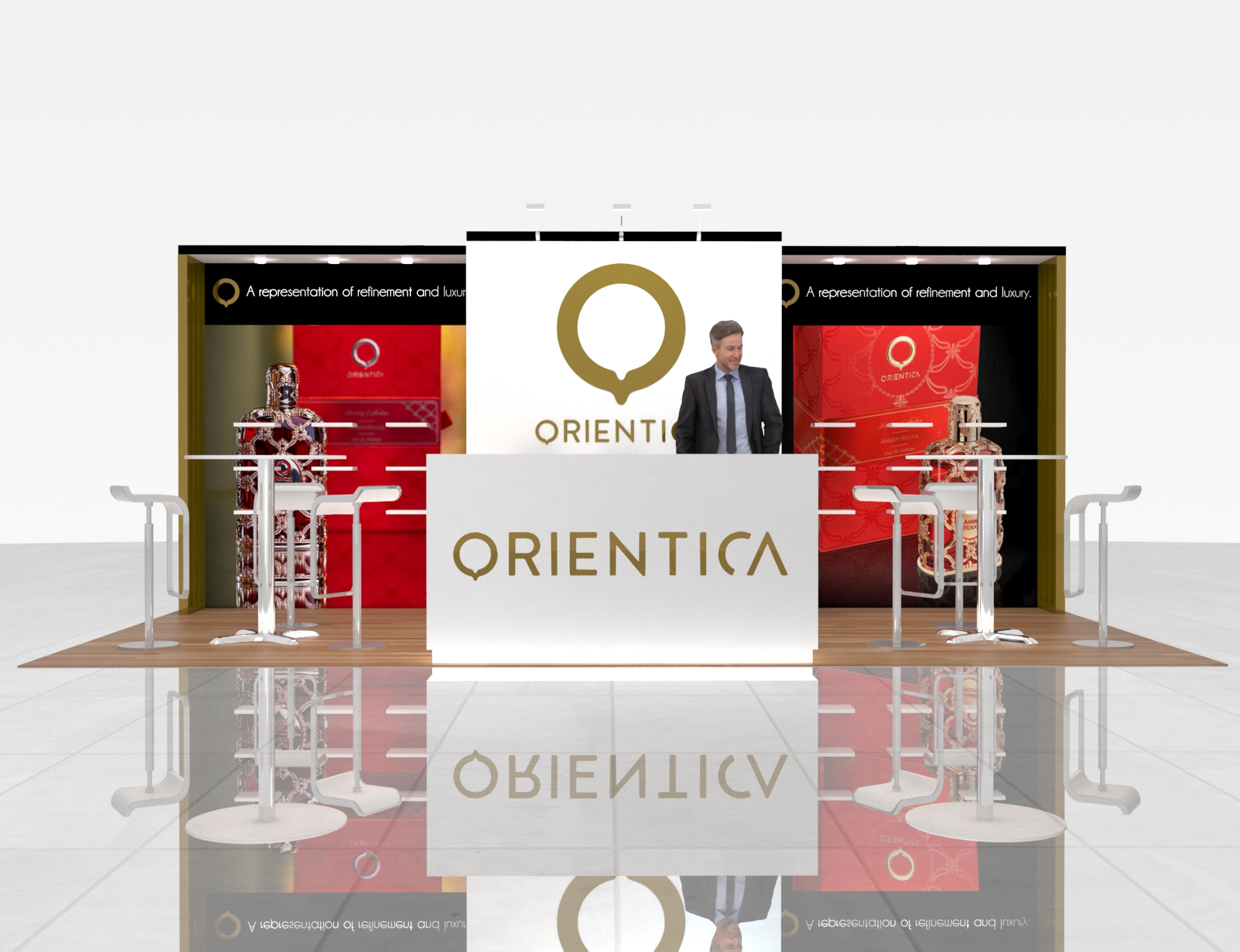 CONEXPO 10x20 trade show exhibit rental in Las Vegas
