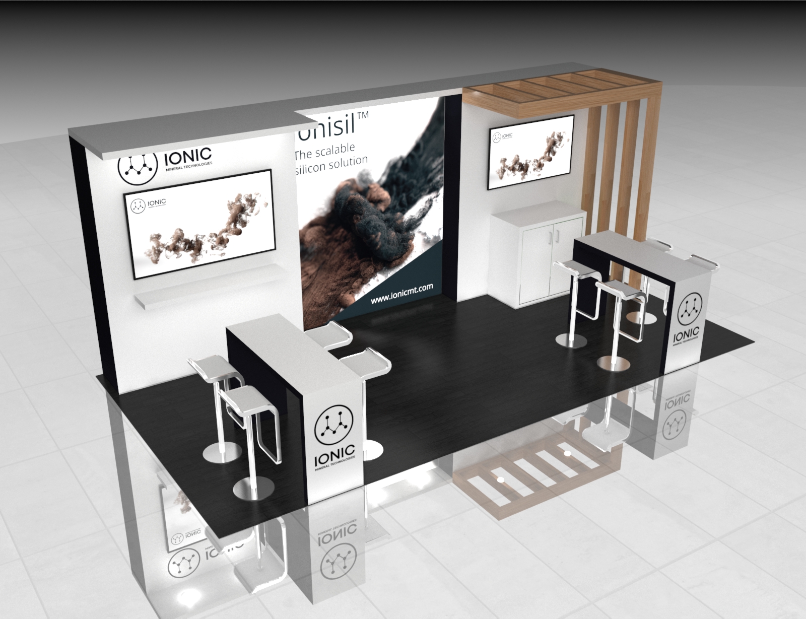 Light + Building 10x20 trade show exhibit rental in Las Vegas (view 2)