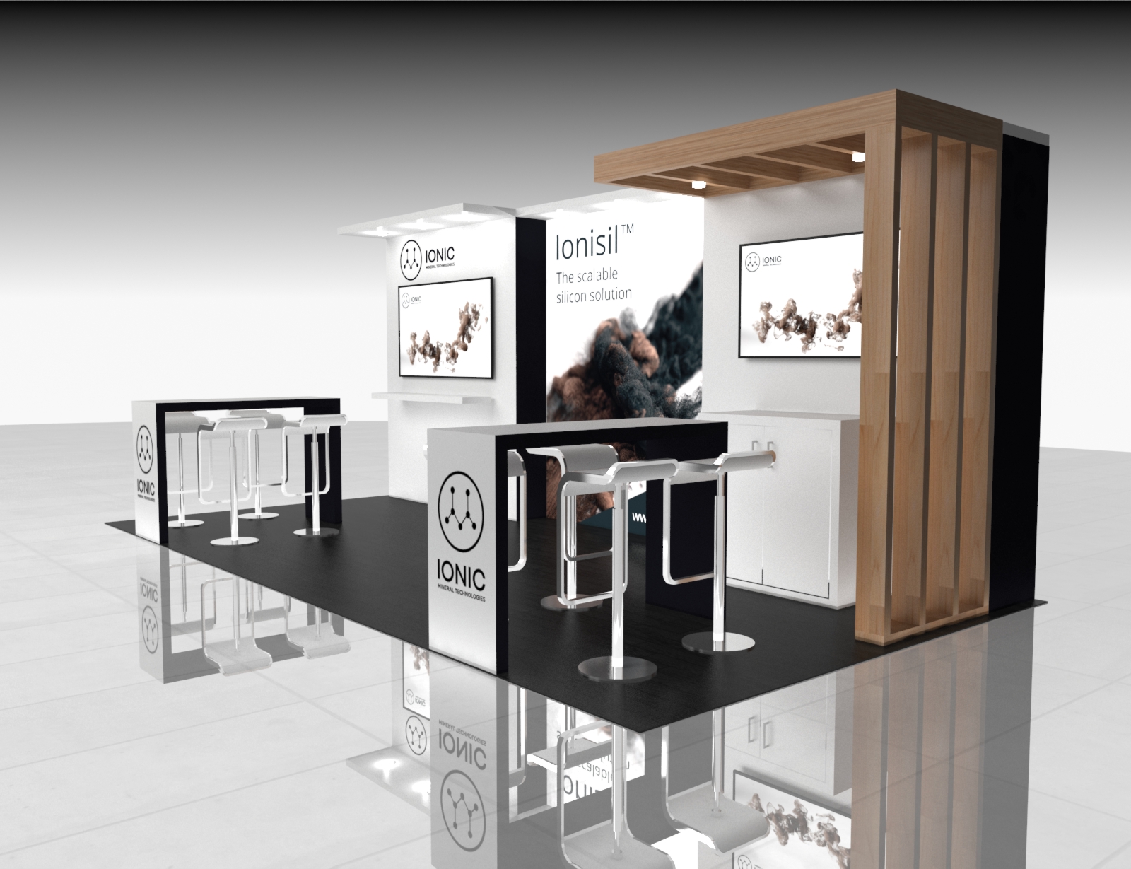 Light + Building 10x20 trade show exhibit rental in Las Vegas (view 3)