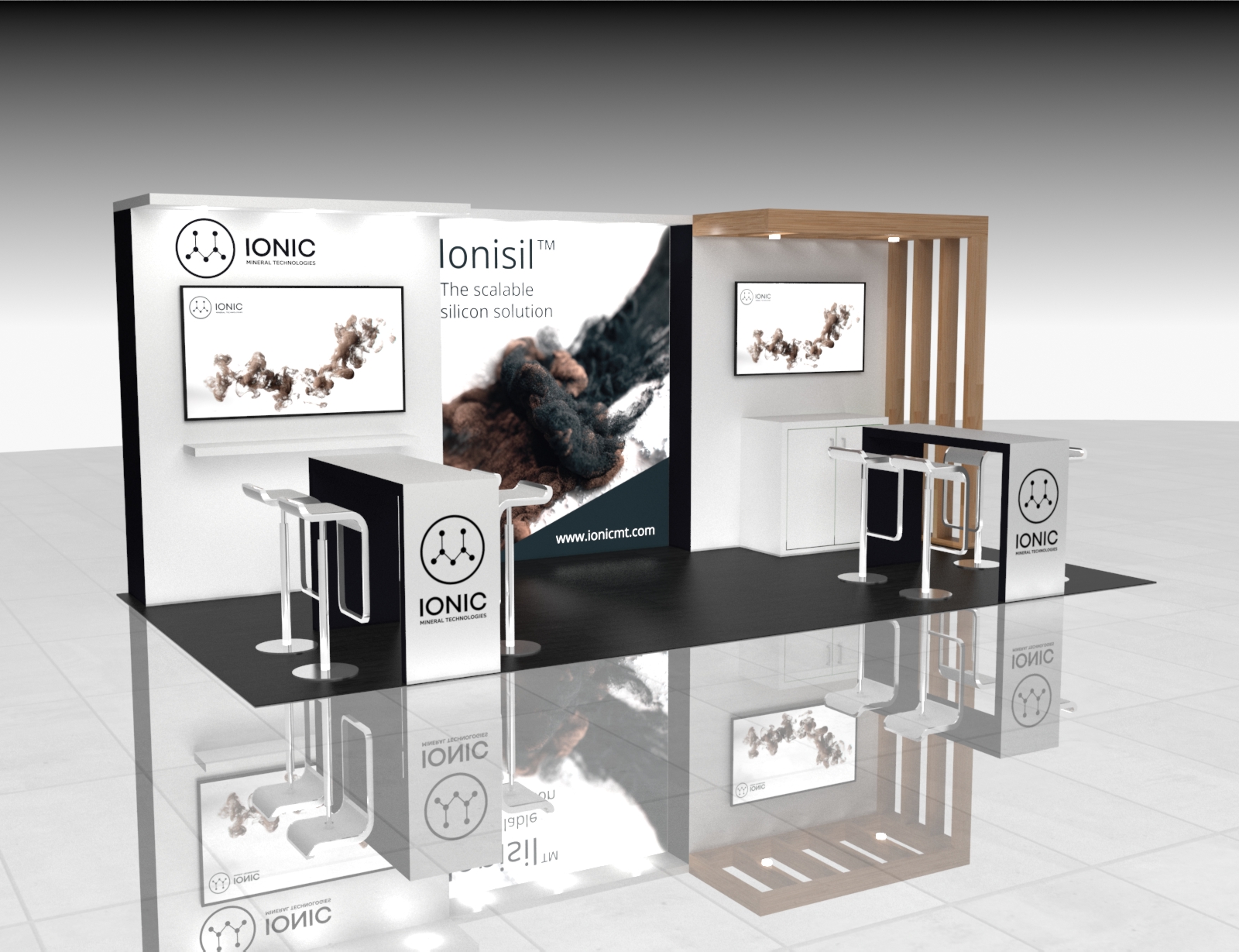 Light + Building 10x20 trade show exhibit rental in Las Vegas (view 4)