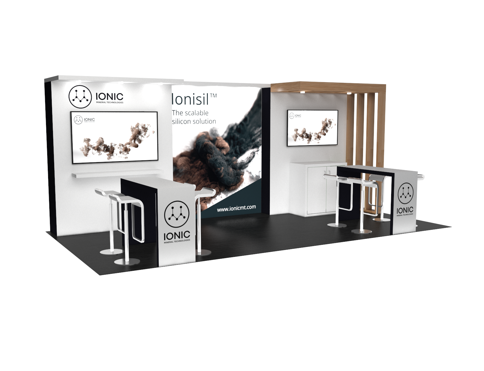 Light + Building 10x20 trade show exhibit rental in Las Vegas (view 5)
