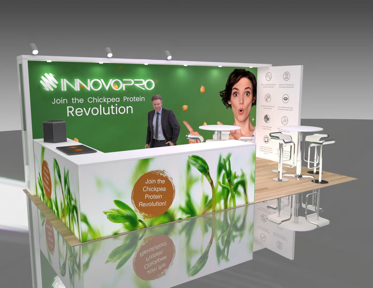 SHOT Show 10x20 trade show exhibit rental in Las Vegas