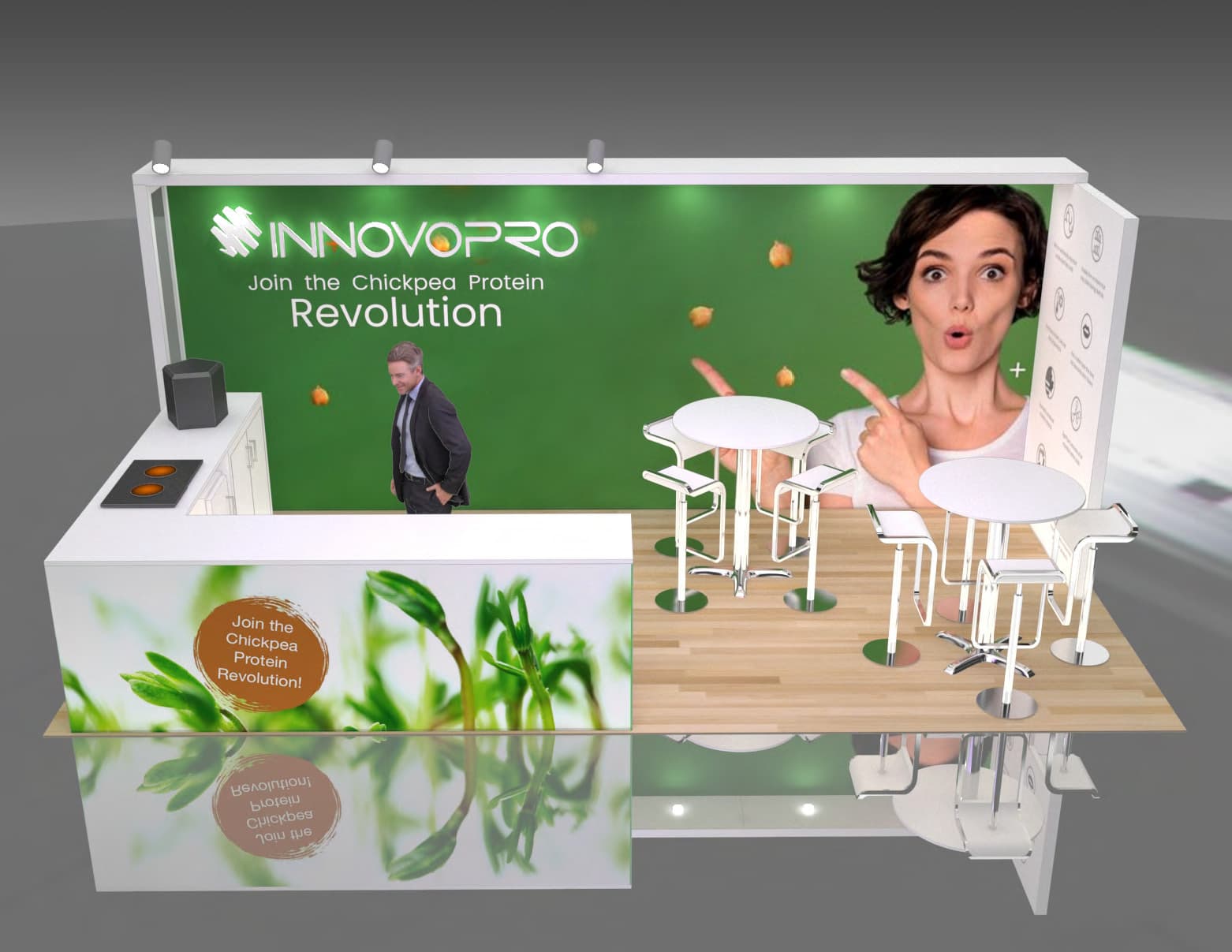 SHOT Show 10x20 trade show exhibit rental in Las Vegas (view 2)