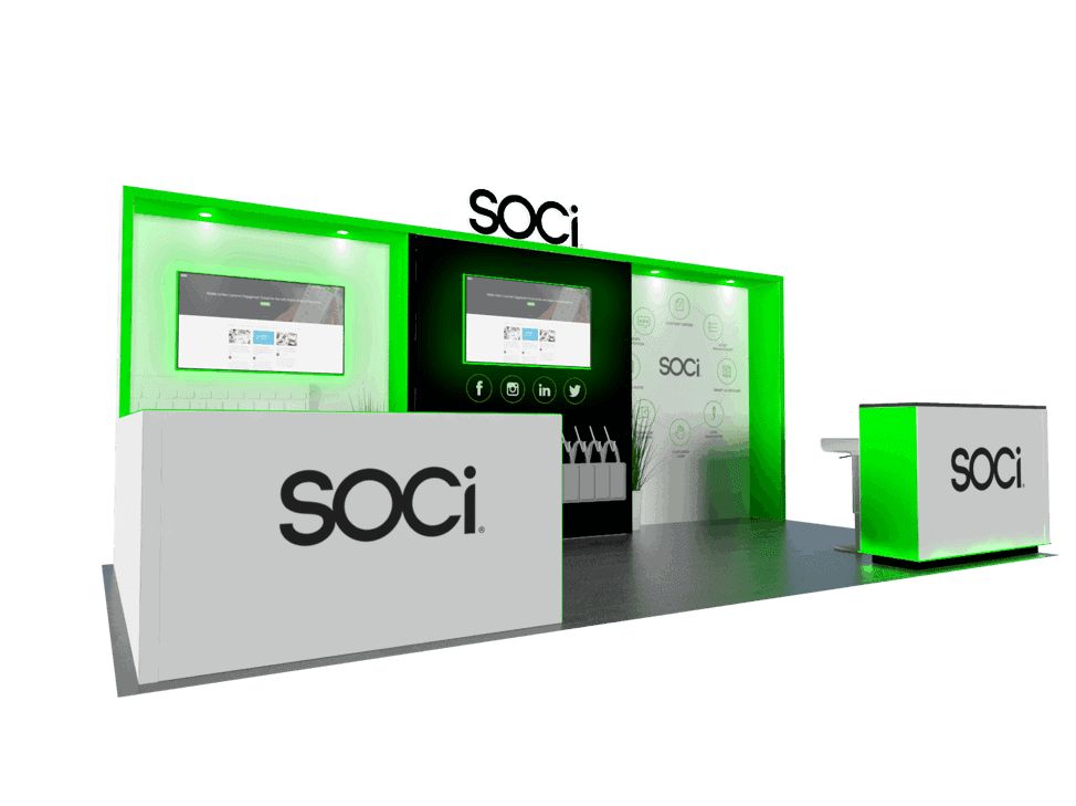 IPW 10x20 trade show exhibit rental in Las Vegas