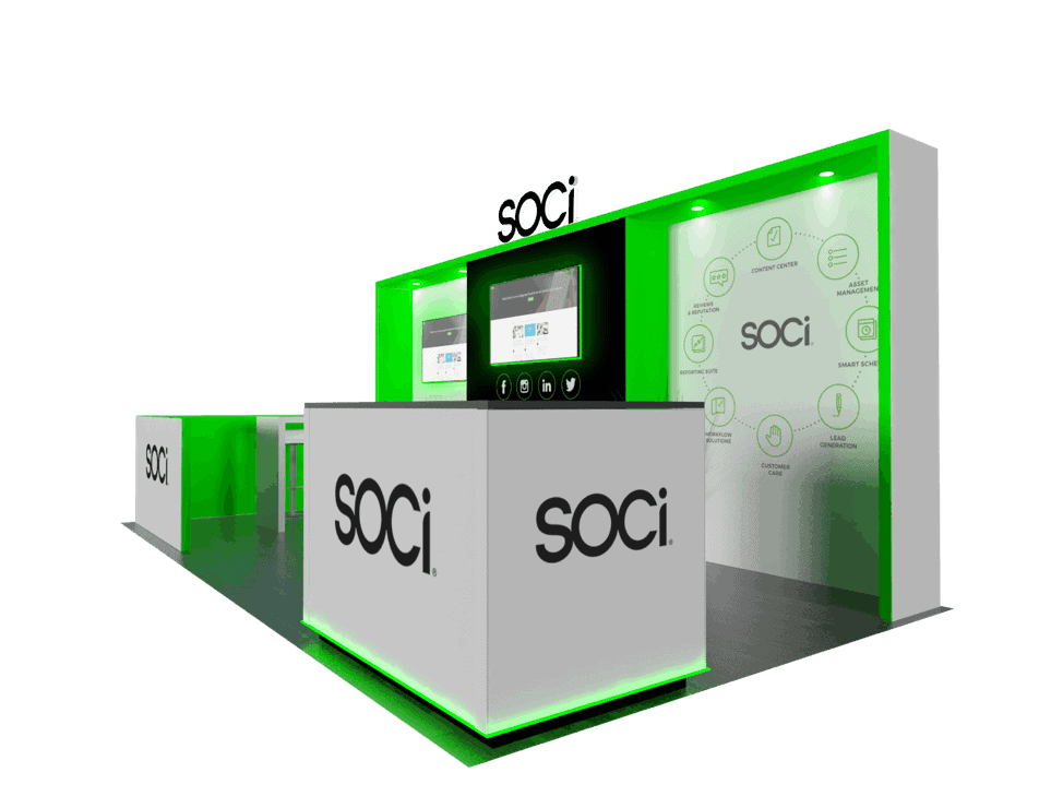 IPW 10x20 trade show exhibit rental in Las Vegas (view 2)