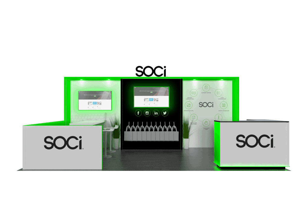 IPW 10x20 trade show exhibit rental in Las Vegas (view 3)