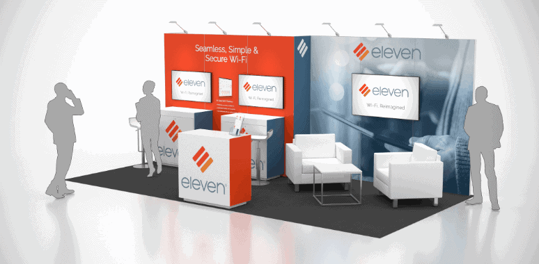 MAGIC 10x20 trade show exhibit rental in Las Vegas