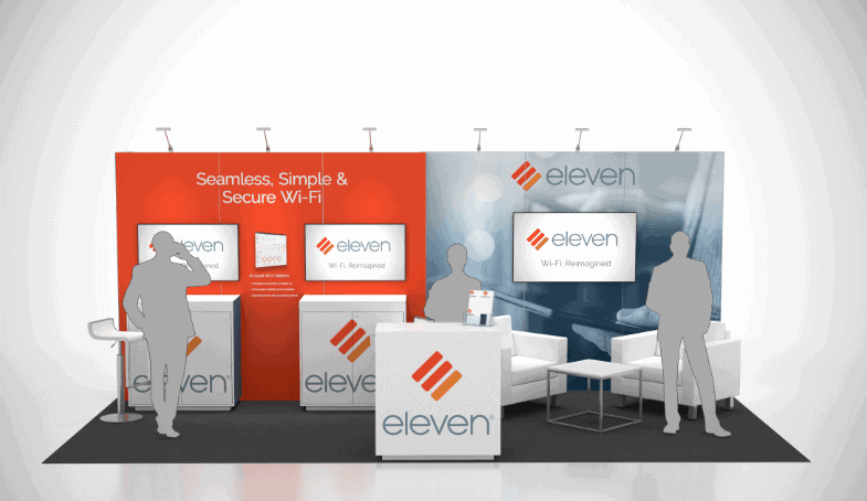 MAGIC 10x20 trade show exhibit rental in Las Vegas (view 2)