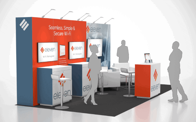 MAGIC 10x20 trade show exhibit rental in Las Vegas (view 3)