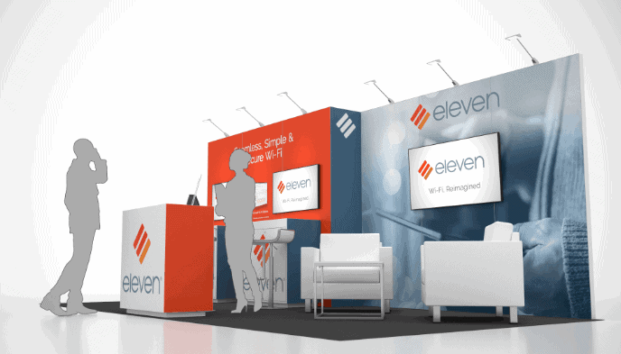 MAGIC 10x20 trade show exhibit rental in Las Vegas (view 4)