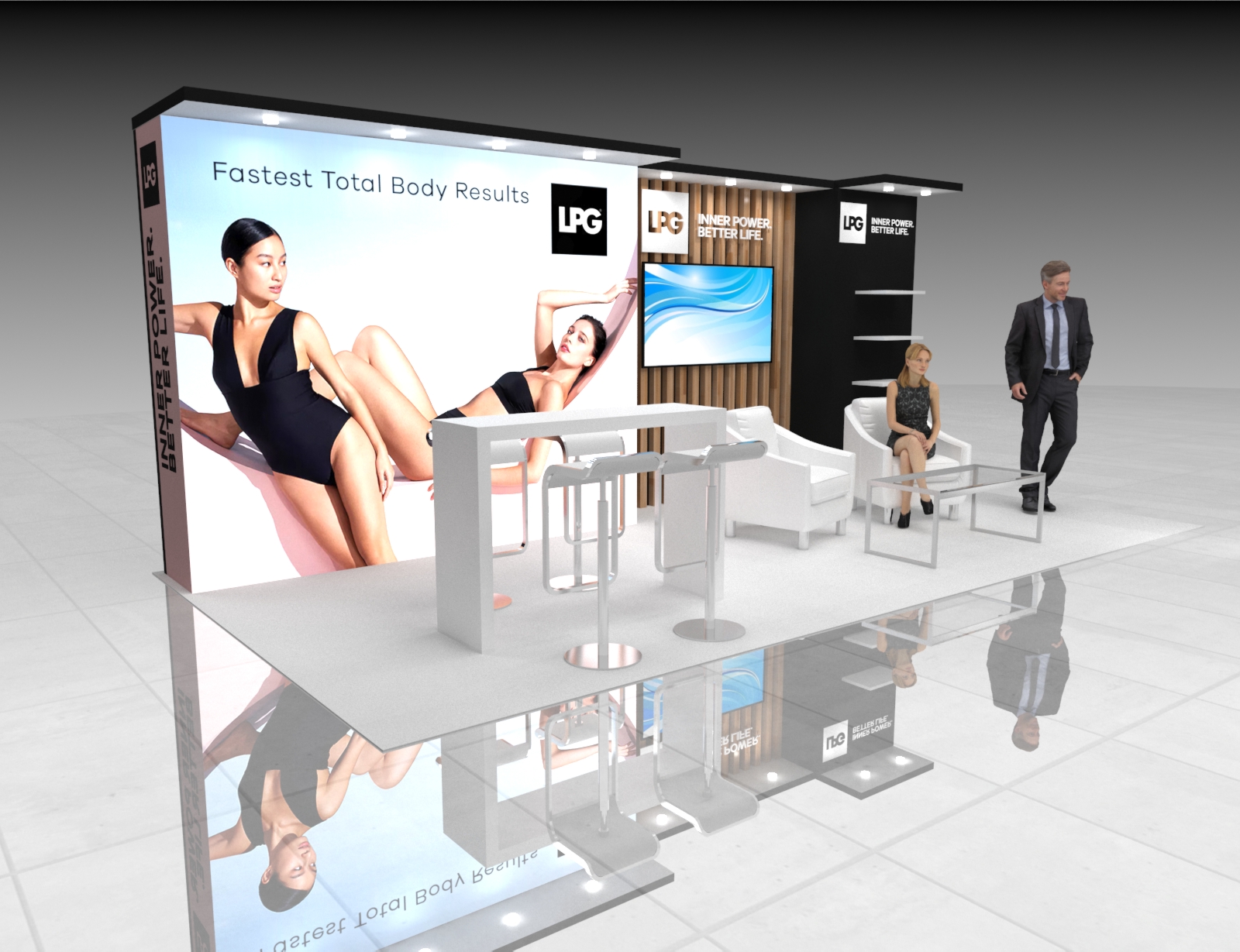 Licensing Expo 10x20 trade show exhibit rental in Las Vegas (view 5)