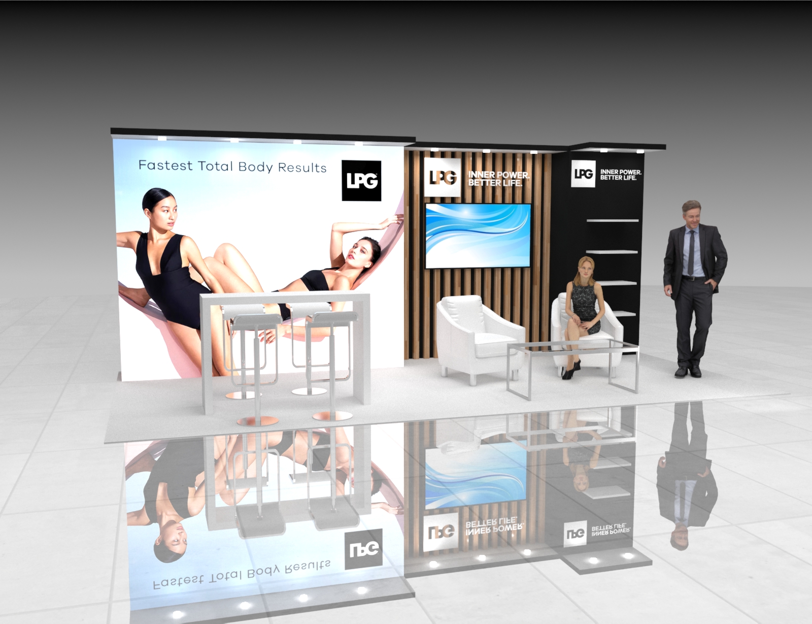 Licensing Expo 10x20 trade show exhibit rental in Las Vegas (view 6)