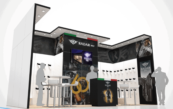 CosmoProf 10x20 trade show exhibit rental in Las Vegas (view 4)
