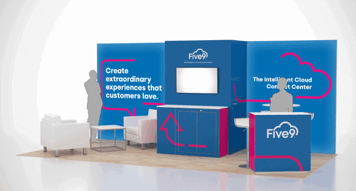 NACS 10x20 trade show exhibit rental in Las Vegas