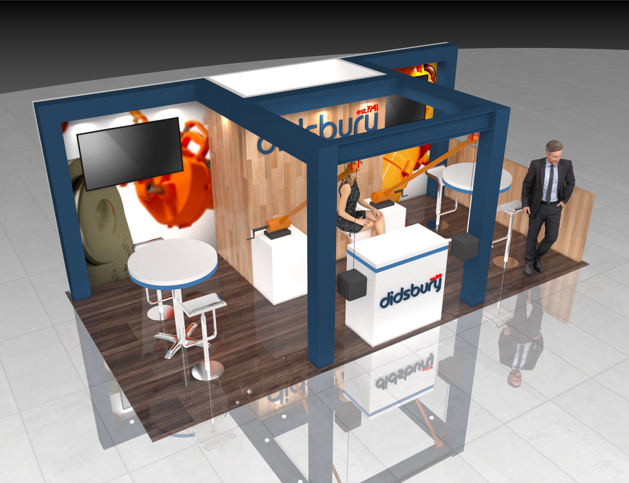 FABTECH 10x20 trade show exhibit rental in Las Vegas (view 3)