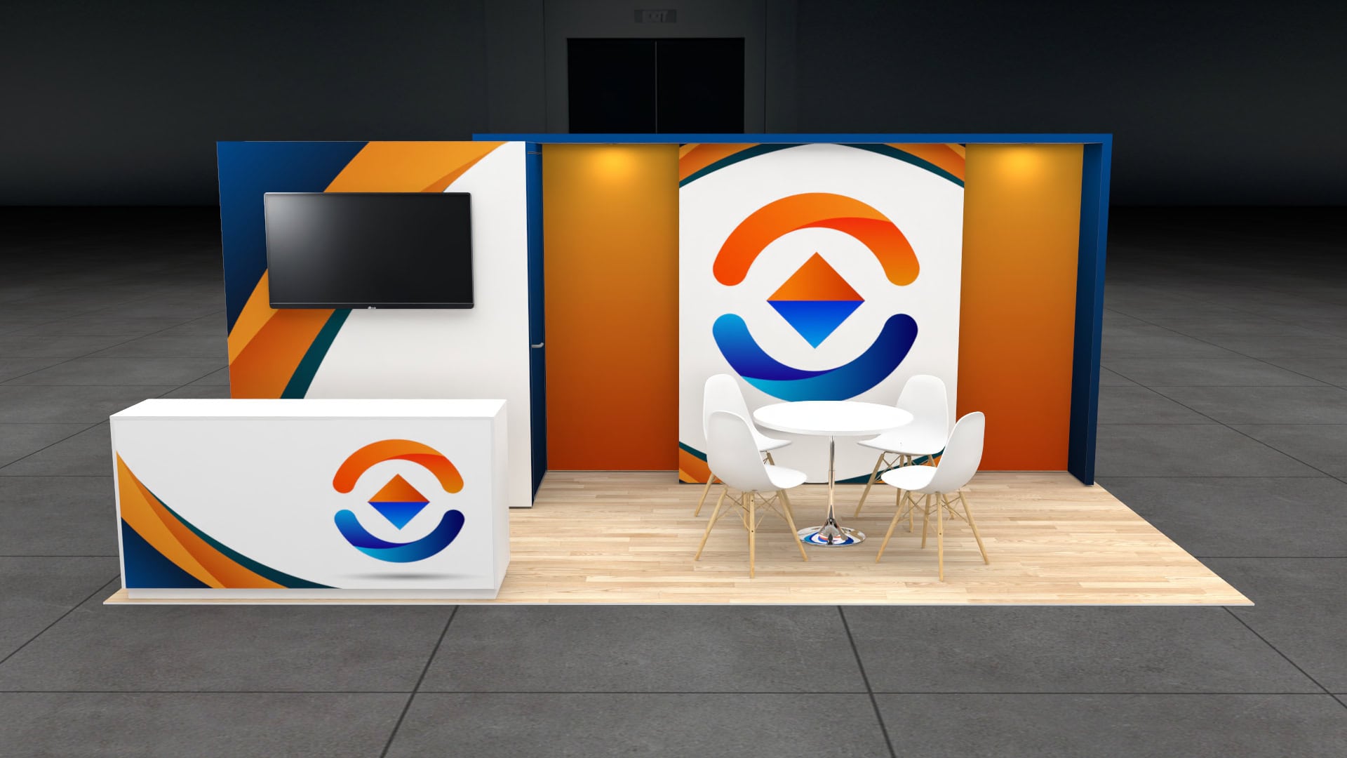 G2E 10x20 trade show exhibit rental in Las Vegas
