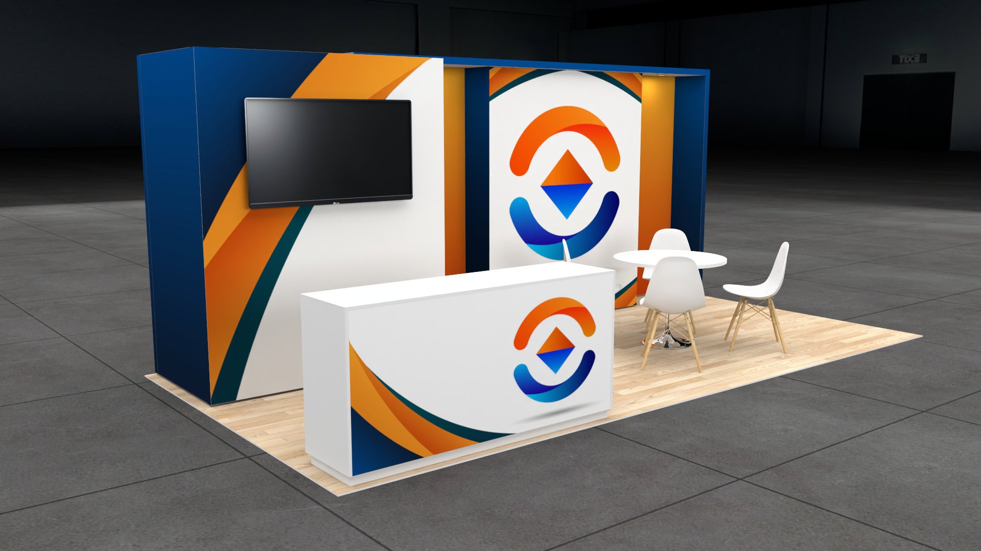 G2E 10x20 trade show exhibit rental in Las Vegas (view 2)